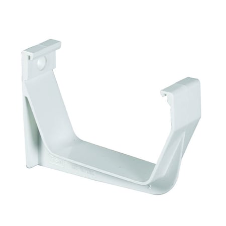 Amerimax Home Products Amerimax 3.25 in. H X 1.125 in. W X 5.75 in. L White Vinyl U Exterior Hook Bracket T0519
